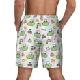 thumbnail image 2 of Haiem Frog Wear Chef Hat Mens Swim Trunks with Compression Liner 2 in 1 Swimming Shorts Stretch Swimwear Quick Dry,Board Shorts-XX-Large, 2 of 9