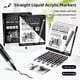 thumbnail image 2 of 12Pcs Liquid Acrylic Marker Brush Tip Acrylic Paint Pen for Journaling Drawing on Paper Stone Rock Canvas Wood Glass Multicolor, 2 of 4
