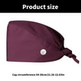 thumbnail image 3 of Women's and Men's Caps Working Hat Scrub Hats Nurse Hat Adjustable Doctor Hat Surgical Caps, 3 of 8