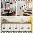 thumbnail image 6 of Wishrage 12PCS Christmas Kitchen Cabinet Wreaths with Ribbon Mini Christmas Wreath Small Kitchen Wreath Greenery Wreath for Window Door, 6 of 6