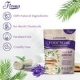 thumbnail image 5 of Fivona Foot Soak Blend Epsom Salt with Lavender 14.1 oz - Calming Foot Bath Salt, Relax & Renew Tired Feet, Soothe Soreness, Soften Calluses, 5 of 8