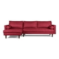 thumbnail image 3 of Sala Modular Sofá Cama De Lino Rojo Modelo Nadine, 3 of 9