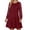 hgg162-Wine, variant on Ounisa Women's Glittering Party Dress with Starry Night Long Sleeves and Sheer Scarf Sleeve Design for Spring Summer