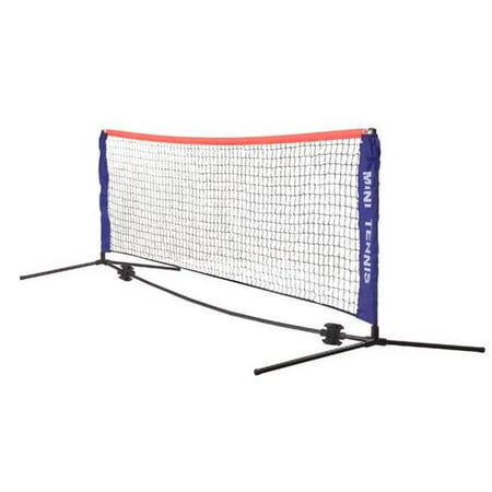 Mini Tennis Posts - Mini Tennis Net Set, Blue & Black