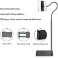 thumbnail image 4 of Support de Tablette sur Pied, Support de Tablette Réglable en Hauteur, Rotation à 360 Degrés, Compatible avec iPad Mini Air Pro, Tablette, Galaxy Tab, Kindle, Téléphones Portables (4.6 Pouces - 10.5 Pouces), 4 of 6
