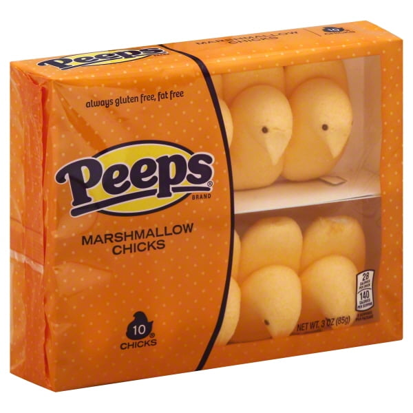 Just Born Peeps Marshmallow Chicks, 10 ea