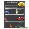 thumbnail image 1 of Cohas Car Theme Birthday Milestone Chalkboard, 15 by 20 inches, White Marker, 1 of 6