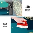 thumbnail image 5 of Sea turtles Kitchen Runners Rectangular Rug 15.7"x59" Washable Absorbent, Runner Rugs, 5 of 6