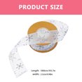 thumbnail image 2 of 1 Roll of Christmas Ribbons Snowflake Patterns Decorative Ribbons DIY Xmas Gift Box Banquet Ribbons, 2 of 7
