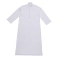 thumbnail image 3 of LOVZFMLL Jackets for Men's Muslim Robe Arab Middle Robe Long Style Long Sleeve Standing Neck Pocket Pullover Fashion Casual Robe, 3 of 8