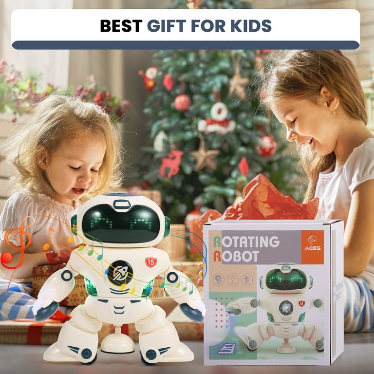 Ant Class Spinning Robot Toys for Kids Dancing Robot with Music Light Educational Robots for Toddlers Boys Girls