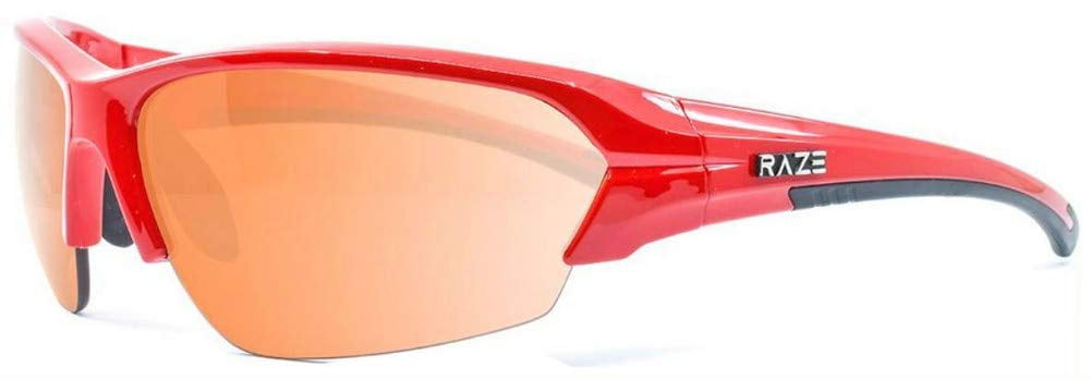 Occhiali RPJ RILEY White/Red Lens Shiny Racing Red/GLASSES RPJ RILEY WHITE/RED S 