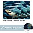 thumbnail image 2 of Shark Polyester Non-Slip Machine Washable Door Rug Game Mat Door Mats, 2 of 6