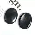 thumbnail image 5 of HOOUN Natural Shungite Worry Thumb Stone Crystal Pocket Palm Protection Reiki Healing-1PC (Random Pick), 5 of 8