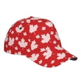 thumbnail image 3 of Balery Baseball Cap Adjustable Size for Running Workouts and Outdoor Activities All Seasons Dad Hat(Maple Leaves), 3 of 8