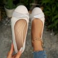 thumbnail image 4 of Willtoo Women’s Ballet Flats Round Toe Slip‑on Dress Casual Shoes, Non Slip Daily Work Mary Jane Flats Soft Light‑Weight Flat Footwear, 4 of 5