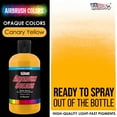 thumbnail image 2 of U.S. Art Supply 8-Ounce Opaque Canary Yellow Airbrush Paint, 2 of 8