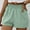 Green, variant on High Waisted Shorts Clearance Women's High Waist Shorts Wide Leg Pants Casual Loose Shorts+Pocket