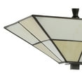 thumbnail image 5 of JONATHAN Y Juliana 15.7" Tiffany-Style Glass/Metal LED Semi-Flush Mount, White/Cream, JYL8025A, 5 of 7