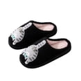 thumbnail image 7 of SAWOBUUN Womens Cute Cat Closed Toe House Slippers Fuzzy Plush Warm Indoor Non Slip Bedroom Slippers Cozy Fluffy, 7 of 7