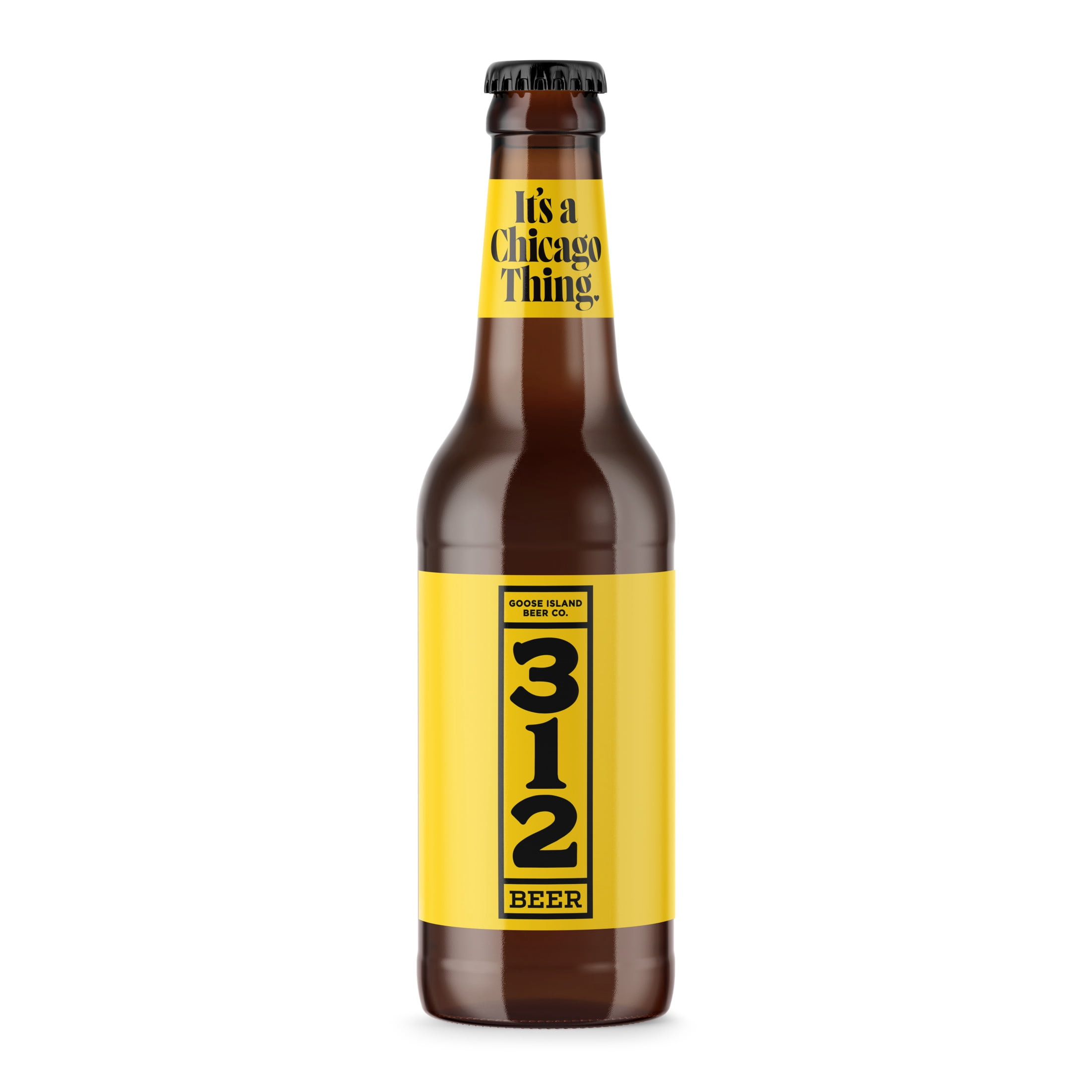 Goose Island 312 Urban Wheat Ale Craft Beer, 6 pack Beer, 12 fl oz Glass Bottles, 4.2% ABV