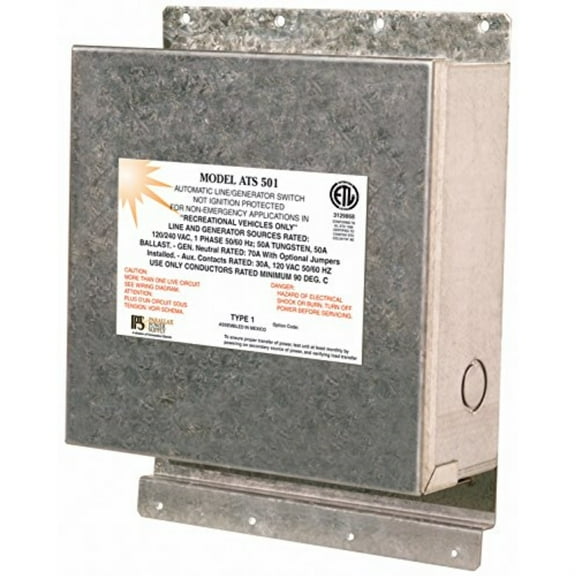 Parallax ATS 503 120/240V 50A ATS Line Generator Switch