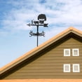 thumbnail image 1 of pitrice Weather Vane Farm Scene Roof Measuring Tools Mount for Backyard Vane Measuring Tools Garden Cattle Grass Figure, 1 of 9