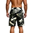 thumbnail image 4 of LTTVQM Men's Cargo Shorts Hiking Lightweight Elastic Waist Workout Outdoor Camo Summer Shorts with Multi Pockets Khaki XL, 4 of 4