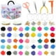 thumbnail image 5 of 26300 Uds de Semils de Plástico 2mm/3mm/4mm Pequeñas Artesanías Cuerda Elástica para Colgantes Colres Fabric Gloria Cuentas espaciadoras, 5 of 9