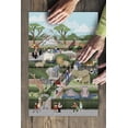 thumbnail image 3 of Retro Zoo (19x27 inches, Premium 500 Piece Jigsaw Puzzle for Adults and Family, Made in USA), 3 of 4