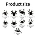 thumbnail image 3 of Gallickan Spider Light, LED Flashing Window Decoration for Halloween Party, Glow in the Dark Wall Sticker, B, 3 of 6