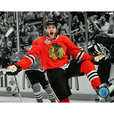 Patrick Kane celebrates his first goal Game 5 of the 2013 Stanley Cup Finals Spotlight Photo