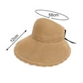 thumbnail image 7 of Travelwant Sun Visor Hats Summer Wide Brim Clip on Beach Adjustable Large Brim Cap Golf Hat for Women, 7 of 7