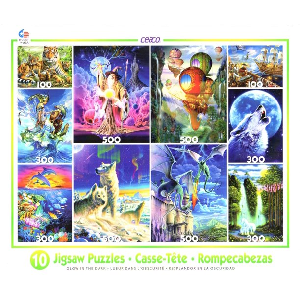 10 Glow In The Dark Jigsaw Puzzles Walmart Com