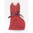 thumbnail image 1 of Paine's Oreiller en Sapin Baumier 8"x4.5" Forme de Chat Sachet d'Arbre Parfum Rouge Rouille, 1 of 4