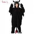 thumbnail image 3 of Black Animal Kigurumi Adults Onesies Women Men Pajamas Halloween Costumes Cosplay Cute Jumpsuit Birthday Christmas Gift Toys, 3 of 5