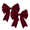 03# (2Pcs 9.84" Wine Christmas Bows), variant on 2 Pack 9.84 Inch Burgundy Velvet Bows, Decorative Hanging Bow Ornaments with Long Streamers for Christmas Tree, Wreath, Gift Box, Indoor Holiday Home Decoration