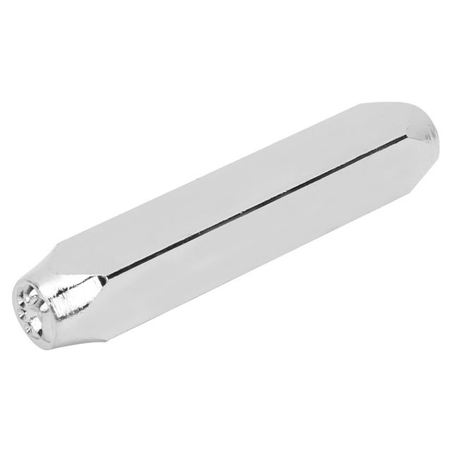 Herramienta Para Perforar Sellos, Juego De Herramientas Para Perforar Sellos En Relieve De Acero Al Carbono, Cromado De Dureza De 6 Mm Para Joyería, Manualidades En Cuero,
