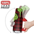thumbnail image 6 of 40oz Grinchmas Christmas Stainless Steel Tumbler with Lid and Straw,Christmas Spill Proof Travel Cup Double Wall Vacuum Insulated Coffee Mug with Handle Red, 6 of 7