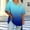 Blue, variant on ZZwxWA 2025 Oversized T Shirts Women's Plus Size Tees Casual Half Sleeve V Neck Shirt Summer Loose Comfy Basic Tunic Tops