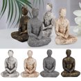 thumbnail image 4 of Estatuas De Yoga, Decoración De Meditación De Yoga Rústica Simple, Fuerte Y Resistente Para Sala De Estar Para Sala De Meditación, 4 of 8