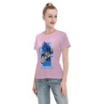 thumbnail image 4 of T-Shirt Basique à Manches Courtes pour Femmes Super Saiyan, 4 of 6