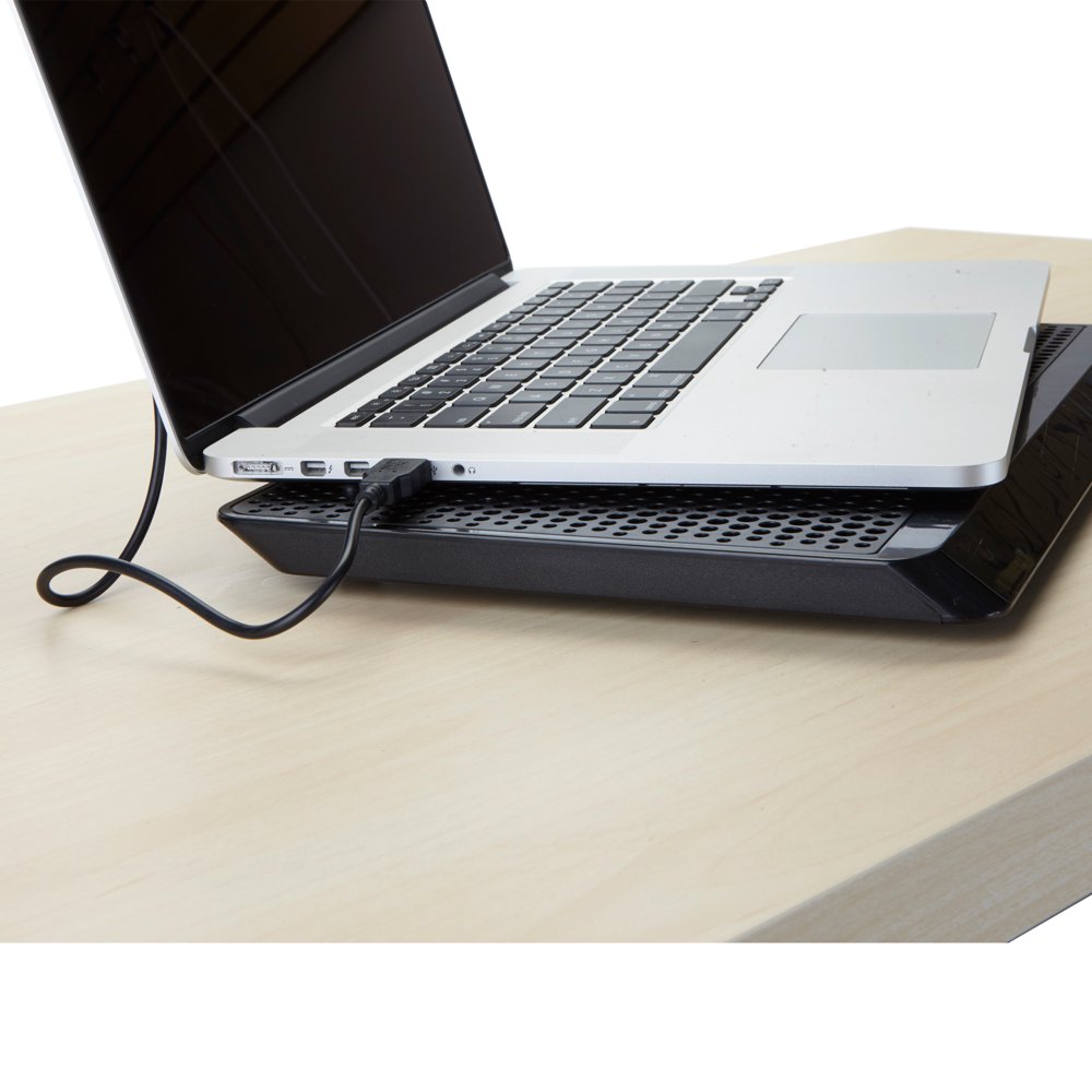 Mind Reader Lap Desk Laptop Cooler Cooling Pad, Slim Portable USB