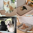 thumbnail image 3 of Dog Self Cooling Mat Pet Washable Summer Cooling Pads Cooling Blanket Hot Weather Sleeping Kennel Mat,Ice Silk Sleep Mat Pad Non-Toxic Breathable Sleep Bed Beach for Large Dogs Cats Animal No Water, 3 of 7