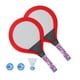 thumbnail image 3 of 1 juego de raquetas de tenis para niños, juego de raquetas de playa con pelotas en interiores y exteriores, juguetes deportivos para niños (rojo), 3 of 5