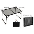 thumbnail image 2 of Table Camping Folding Table Outdoor Picnic Table Foldable Beach Table Mesh Top Grill Table, 2 of 7