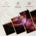 thumbnail image 6 of Elephant Stock Butterfly Nebula Wall Art - Horizontal Multi Panel Canvas - 5 Pieceliving Room Wall Decor - Photography Astronomy & Space Multi Panel - Black And Browndecor By Nasa - 74" x 34", 6 of 8