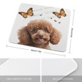 thumbnail image 2 of Brown Poodle Dog Mouse Pad with Design, Premium-Textured Mousepad Rectangle Waterproof Mouse Mat Non-Slip Rubber Base Mouse Pads for Office Laptop 10"x12", 2 of 8