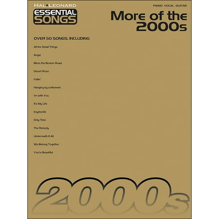 Hal Leonard More Of The 2000s - Essential Songs arranged for piano, vocal, and guitar (Best Guitar Riffs Of The 2000s)