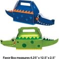 thumbnail image 2 of Alligator Party Favor Boxes - Party Supplies - 4 Pieces, 2 of 3